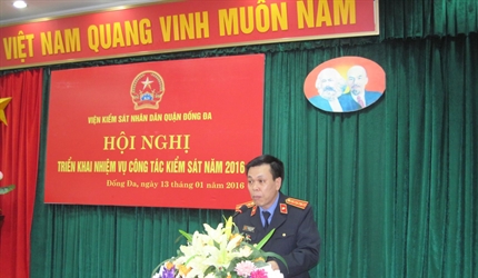 VKSND quận Đống Đa tổ chức Hội nghị triển khai công tác năm 2016